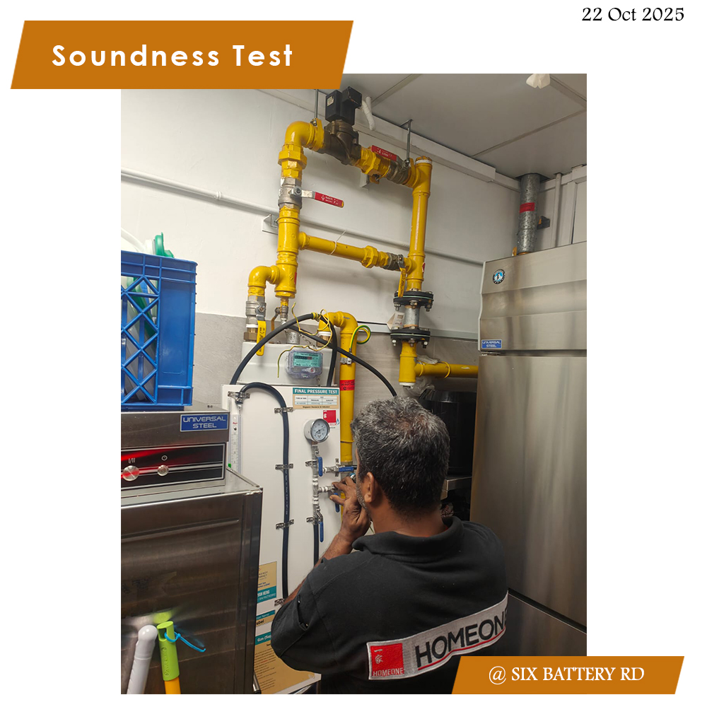 Six Battery Rd -Gas Soundness Test -