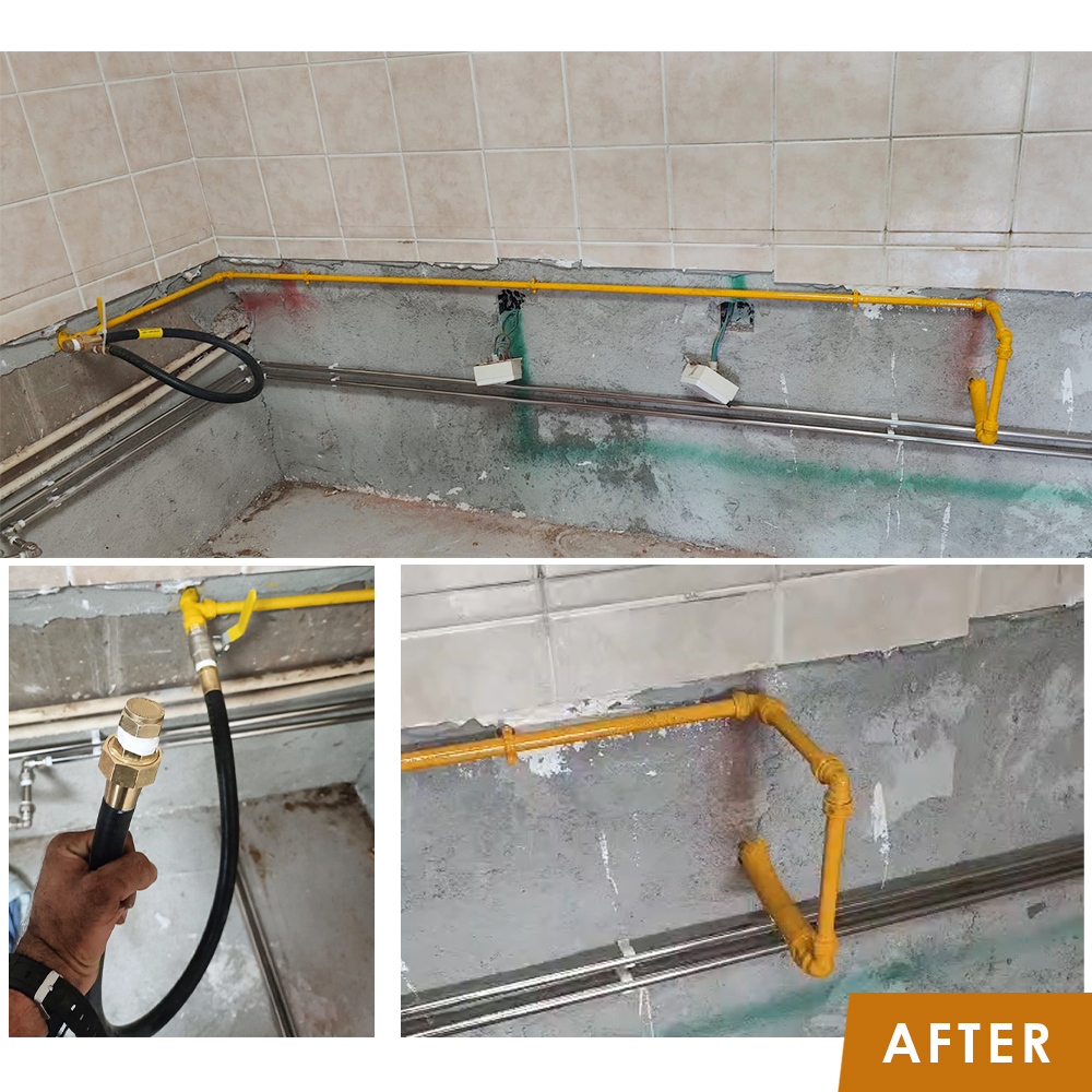 Gas Hose Relocation Condo- Gas Service - After