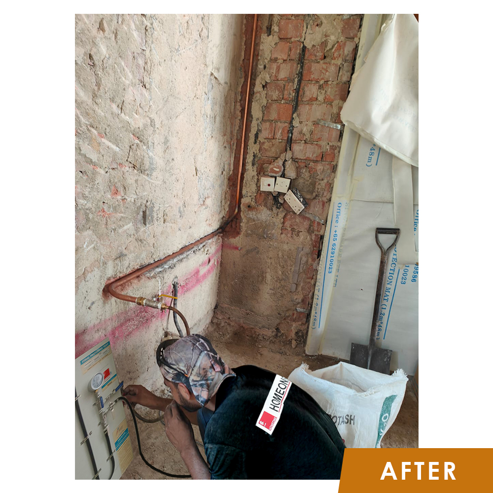 Gas Pipe Repair- Gas Service - After