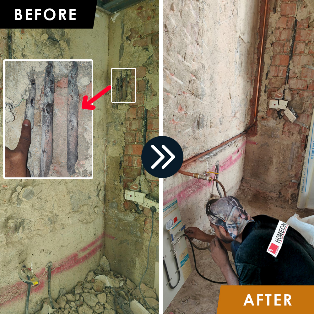 Gas Pipe Replacement - Before n After00