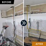 Gas Pipe Relocation - Euphony Gardens - Gas Service - Before n After